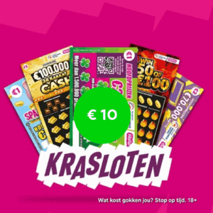 Krasloten pakketje 10 euro