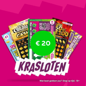 Krasloten pakketje 20 euro