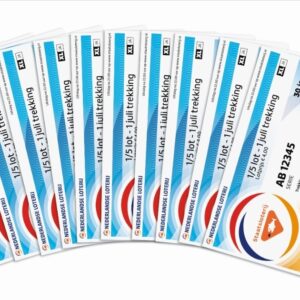 Straatje 1/5 loten XL voor de 1 Juli-trekking