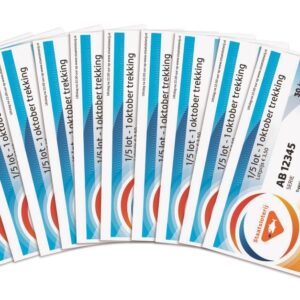Straatje 1/5 loten XL voor de 1 Oktobertrekking